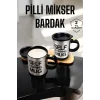 Mikser Kupa Yazılı Mug Bardak Karıştırma Özelliği
