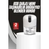 Mini Doğrayıcı Rondo Taşınabilir Mini El Blender Paslanmaz Çelik