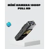 Mini Güvenlik Kamerası 1080P 3MP Fotoğraf 180° Ayarlanabilir Lens USB Şarjlı