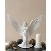 Minimalist Melek İnsan Figürlü 3D Heykel Dekoratif Biblo Ev Dekoru