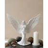 Minimalist Melek İnsan Figürlü 3D Heykel Dekoratif Biblo Ev Dekoru