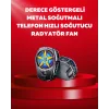 Mobil Cihaz Soğutma Radyatörü – Metal+ABS, Type-C Kablolu