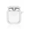 Movenchy Apple Airpods 4 (4.nesil) Shiny Şeffaf Kılıf - Beyaz