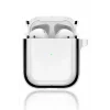 Movenchy Apple Airpods 4 (4.nesil) Shiny Şeffaf Kılıf - Siyah