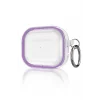 Movenchy Apple Airpods Pro 2 (2.nesil) Shiny Şeffaf Kılıf - Mor
