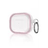 Movenchy Apple Airpods Pro 2 (2.nesil) Shiny Şeffaf Kılıf - Pembe
