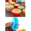 Muffin Kalıbı - Sürekli Kullanım Muffin Kek Kalıbı 6 ADET