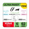 Natural Double Soft Külot Bez Ultra Paket 6 Beden 62 Adet