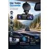 Ön Arka Kayıt 1080P Full HD 180° Geniş Açı Şarjlı Kullanım