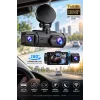 Ön Arka Kayıt 1080P Full HD 180° Geniş Açı Şarjlı Kullanım