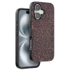 Onegif Apple iPhone 16 Plus Uyumlu Bright Simli Kapak - Derin Mor