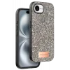 Onegif Apple iPhone 16E Uyumlu Bright Simli Kapak - Gold