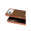 Onegif Apple iPhone 17 Pro Max Uyumlu Bright Simli Kapak - Turuncu