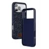 Onegif Apple iPhone 17 Pro Uyumlu Bright Simli Kapak - Mavi