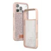 Onegif Apple iPhone 17 Pro Uyumlu Bright Simli Kapak - Pembe