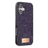 Onegif Apple iPhone 17 Uyumlu Bright Simli Kapak - Derin Mor