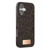 Onegif Apple iPhone 17 Uyumlu Bright Simli Kapak - Gold