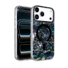 Onegif Apple iPhone 17 Pro Uyumlu Mila Dalgalı Magsafe Kapak - Lacivert
