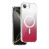 Onegif Apple iPhone 17E Uyumlu Sora Simli Magsafe Kapak - Kırmızı