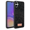 Onegif Samsung Galaxy A07 4G Uyumlu Bright Simli Kapak - Siyah