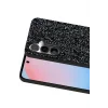 Onegif Samsung Galaxy S24 Plus Uyumlu Bright Simli Kapak - Siyah