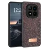 Onegif Xiaomi Redmi Note 14 Pro 4G Uyumlu Bright Simli Kapak - Derin Mor