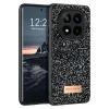 Onegif Xiaomi Redmi Note 14 Pro 4G Uyumlu Bright Simli Kapak - Siyah