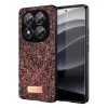 Onegif Xiaomi Redmi Note 14 Pro 5G Uyumlu Bright Simli Kapak - Derin Mor
