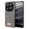 Onegif Xiaomi Redmi Note 14 Pro 5G Uyumlu Bright Simli Kapak - Gümüş