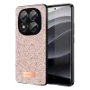 Onegif Xiaomi Redmi Note 14 Pro 5G Uyumlu Bright Simli Kapak - Pembe