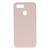 Oppo A12 Kılıf Nano İçi Kadife Silikon - Pudra