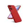 Oppo A38 Kılıf First Silikon - Kırmızı