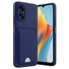 Oppo A38 Kılıf Kelvin Kartvizitli Silikon - Lacivert