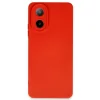 Oppo A38 Kılıf Nano İçi Kadife Silikon - Kırmızı
