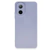 Oppo A38 Kılıf Nano İçi Kadife Silikon - Lila