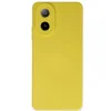 Oppo A38 Kılıf Nano İçi Kadife Silikon - Sarı