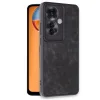 Oppo Reno 11f Kılıf Aras Deri Kapak - Siyah