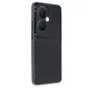Oppo Reno 11f Kılıf Auto Focus Karbon Kapak - Siyah