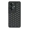 Oppo Reno 11f Kılıf Petek Silikon Kapak - Siyah