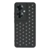 Oppo Reno 11f Kılıf Petek Silikon Kapak - Siyah