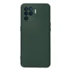 Oppo Reno 5 Lite Kılıf Nano İçi Kadife Silikon - Koyu Yeşil