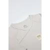 Organic Modal Flying Balloons Kruvaze Uzun Kol Body BS17121 Bej