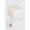 Organik 28x28 10Lu Penye Mendil 90101 Ekru