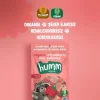 Organik Çilekli Glutensiz Vegan Mini Küpler 30 Gr