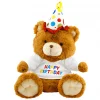 Oturan Happy Birthday Peluş Ayı 40cm