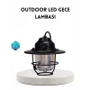 Outdoor Retro Kamp Işığı Uzun Ömürlü Pil Taşınabilir Suya Dayanıklı
