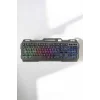Oyuncu Klavyesi Q Klavye RGB Işıklı Mouse Hediyeli