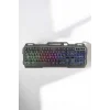 Oyuncu Klavyesi Q Klavye RGB Işıklı Mouse Hediyeli