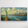 Özgürlük Heykeli Kanvas Tablo 60x120cm