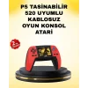 P5 Retro GamePad 520 Oyunlu TV ve Elde Oynanabilir Konsol
